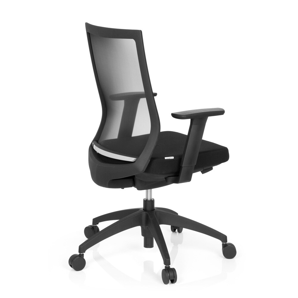 Profi Bürostuhl ASPEN Stoff mit Armlehnen (höhenverstellbar) hjh OFFICE