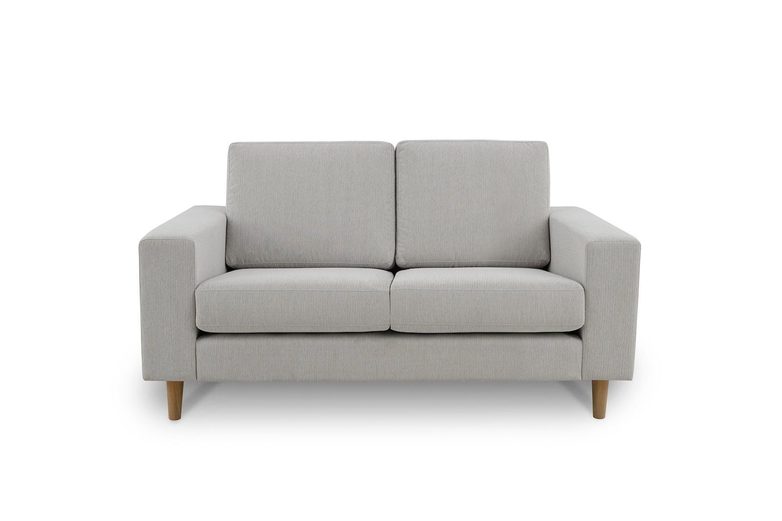 Hedda sofa Tekstil Arre 8 Beige med arm F (18 cm ) og hvitoljede eikeben (1)