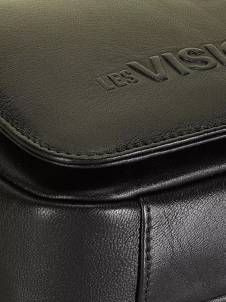 LES VISIONNAIRES Ledertasche - Umhängetasche EMILY SILKY  schwarz