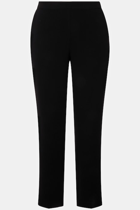 Acetat-Hose, schmales Bein, Komfortbund