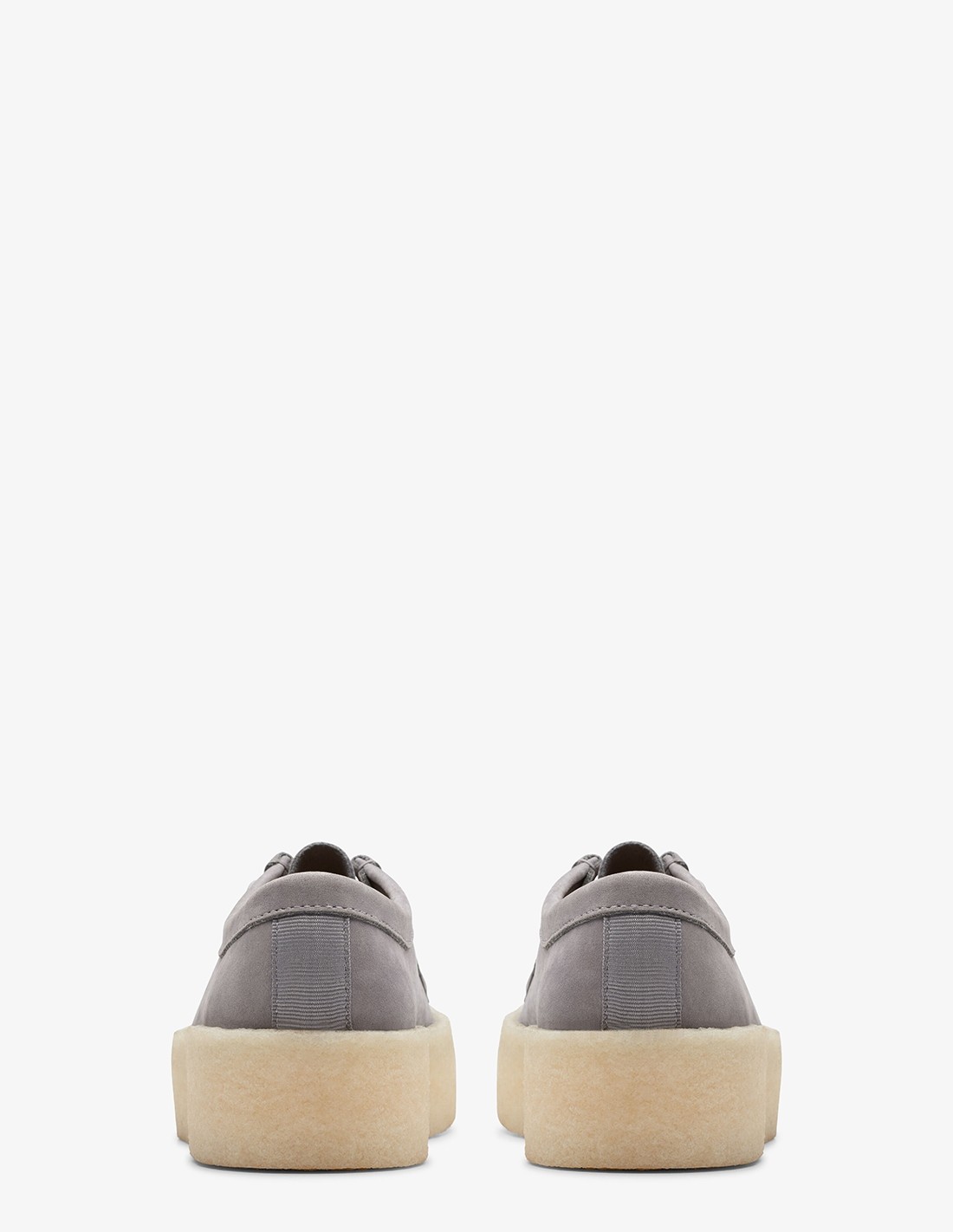 clarks Derbies Femme wallabee cup steel grey nbk