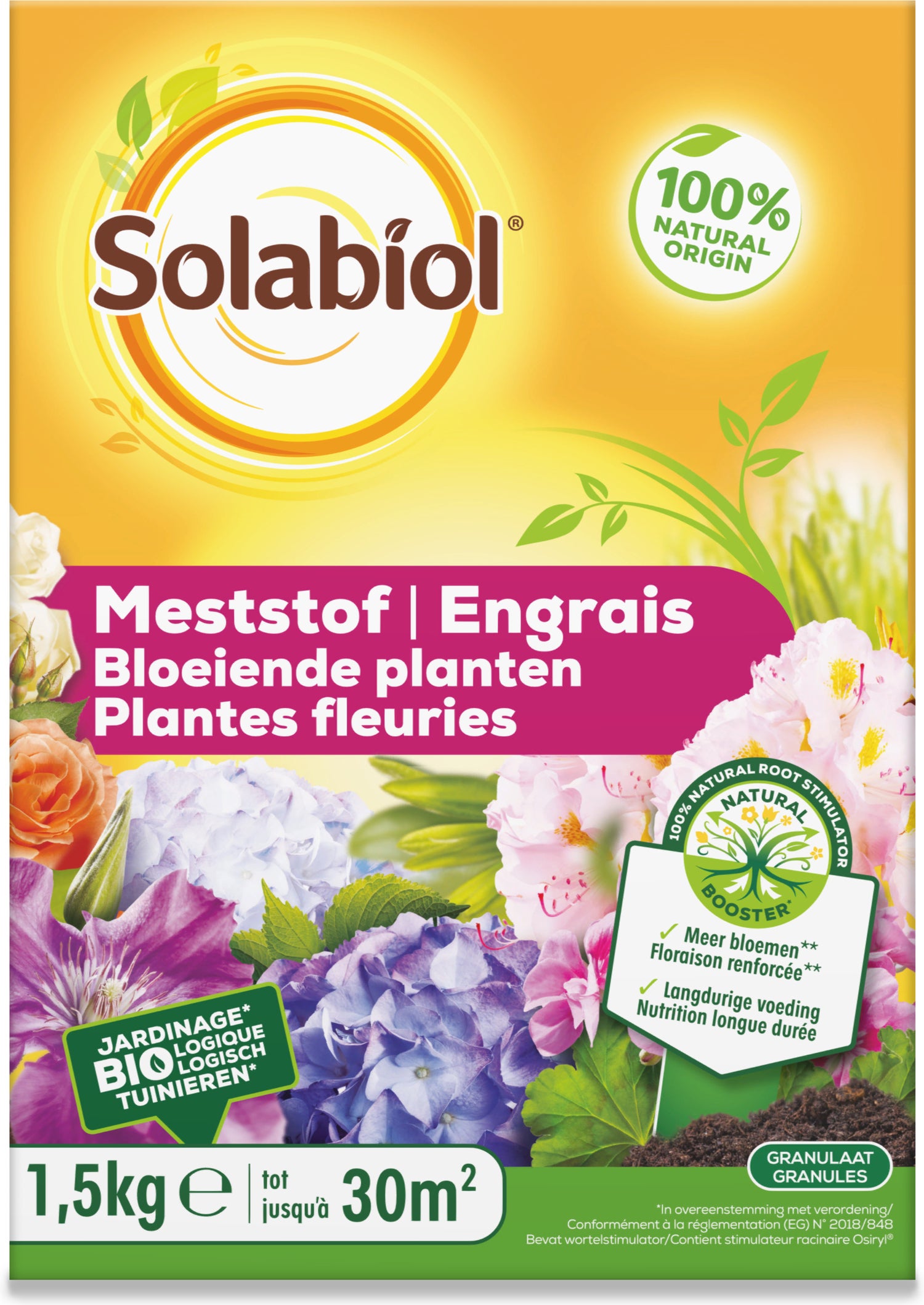 Solabiol meststof bloeiende planten 1,5 kg