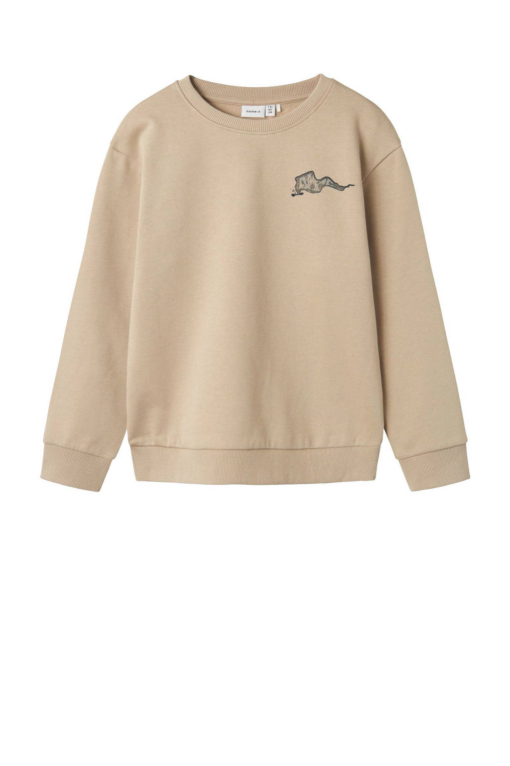NAME IT sweater lichtbruin