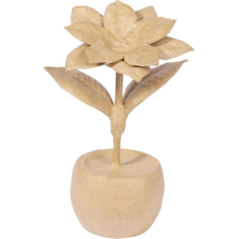 Poinsettia en pot 12x10x18,5 cm - Kraft