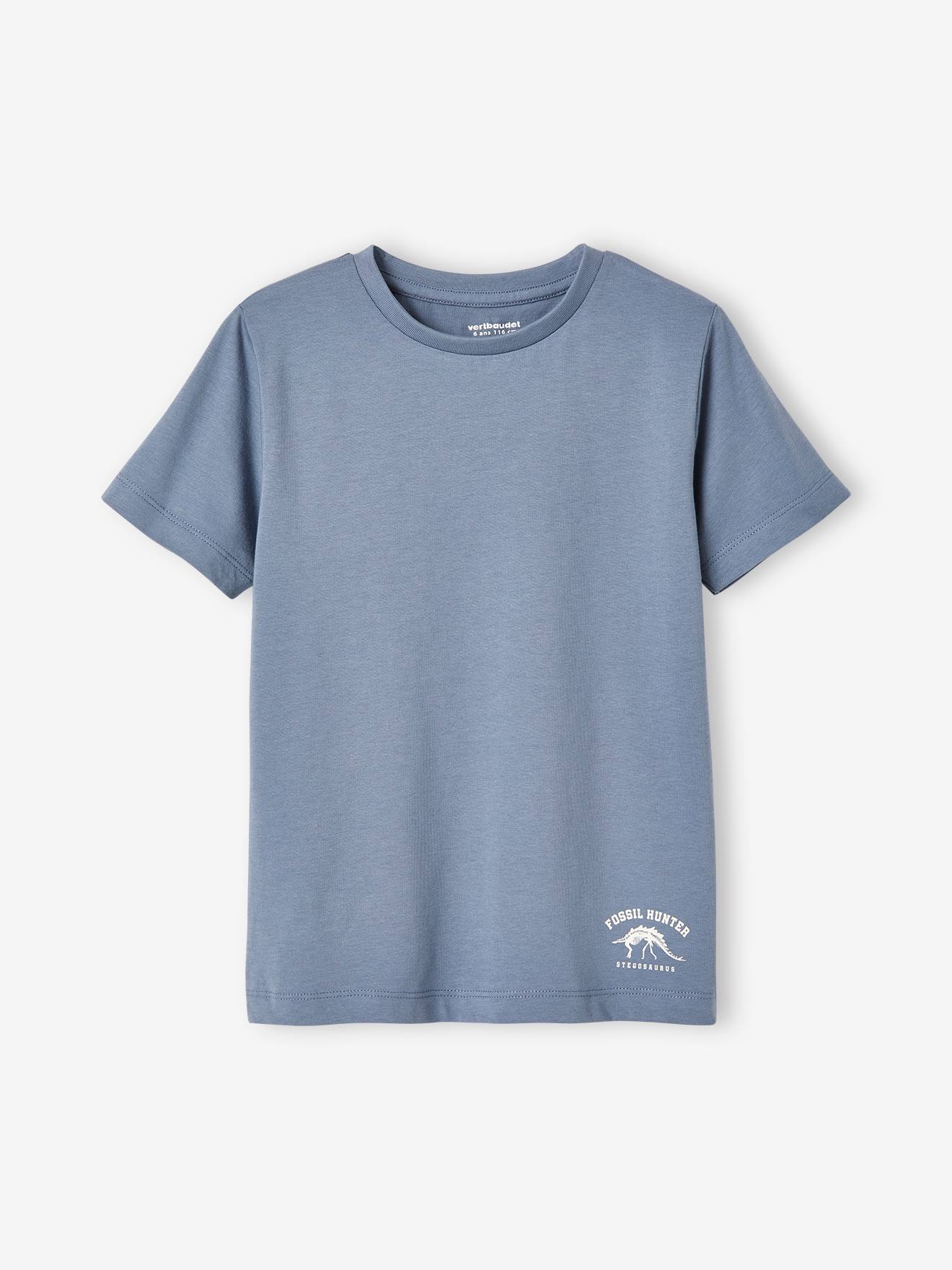 Conjunto com 3 camisetas de manga curta sortidas para meninos, na cor amarela.