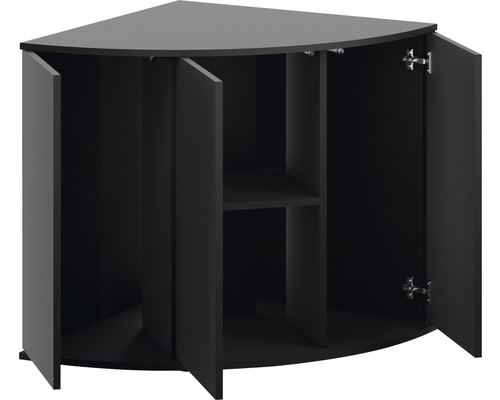 Juwel SBX Trigon 190 aquariumkast, 98,5 x 70 x 73 cm (diagonaal x pootlengte x hoogte), zwart