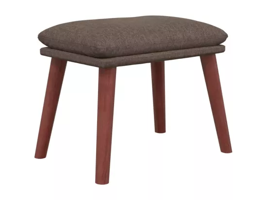 Repose-pied Taupe 45x29,5x35 cm Tissu