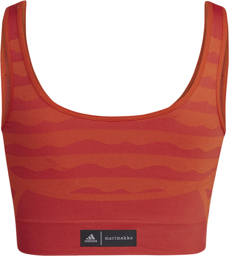 adidas Marimekko Light-Support Aeroknit sports bh Orange