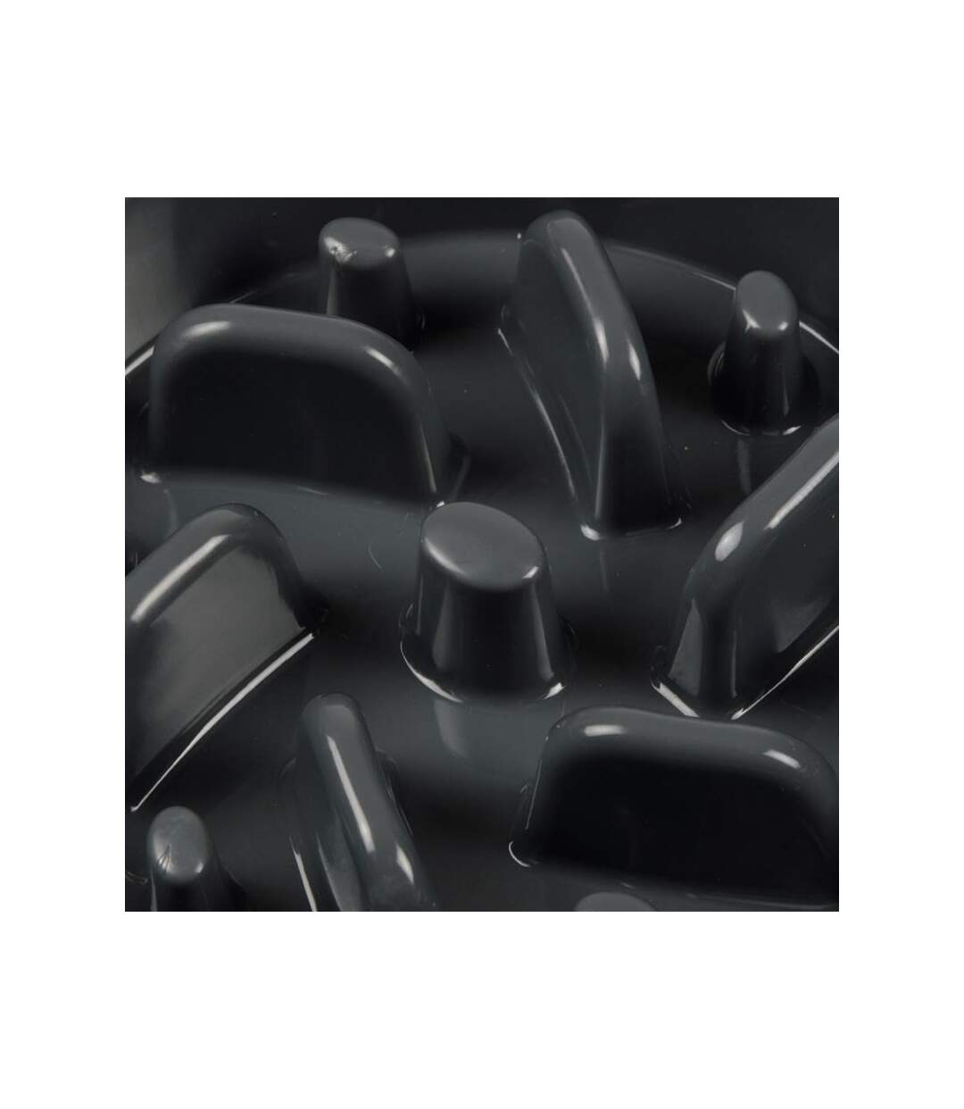 Paris Prix - Gamelle Pour Chien & Chat anti-glouton 19cm Anthracite