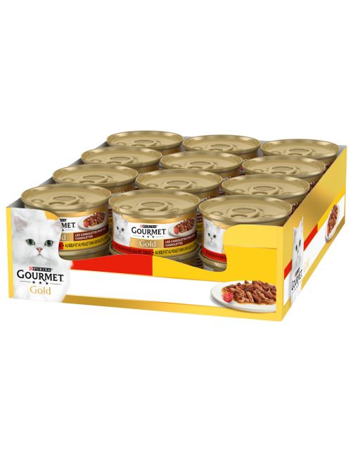 Gourmet Gold Cassolettes 85 g - Kattenvoer