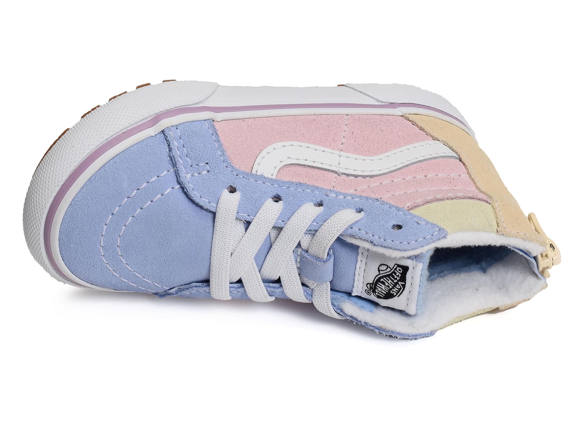 Td sk8 hi bb zip bleu rose