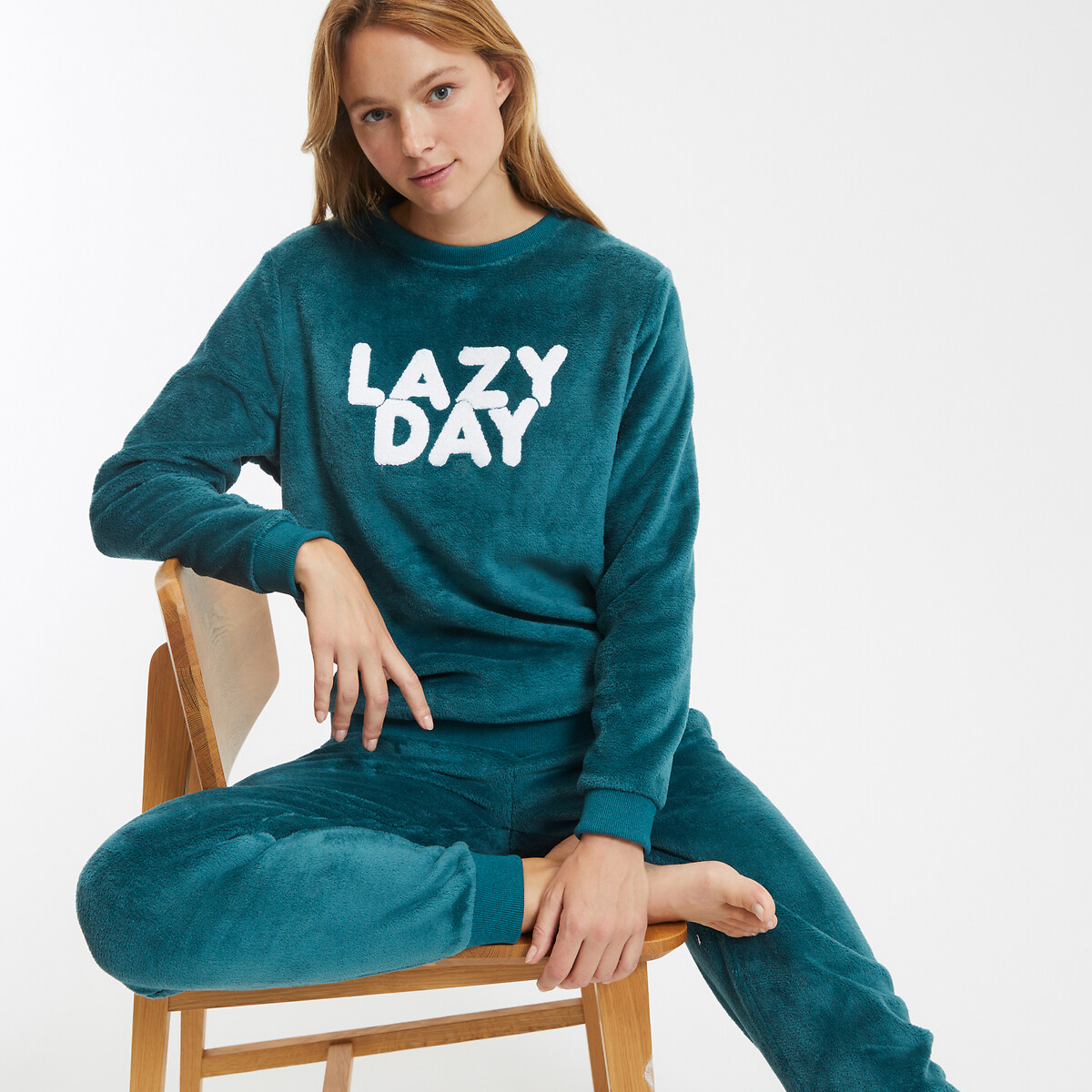 SO'HOME<br>Pijama em tricô de lã