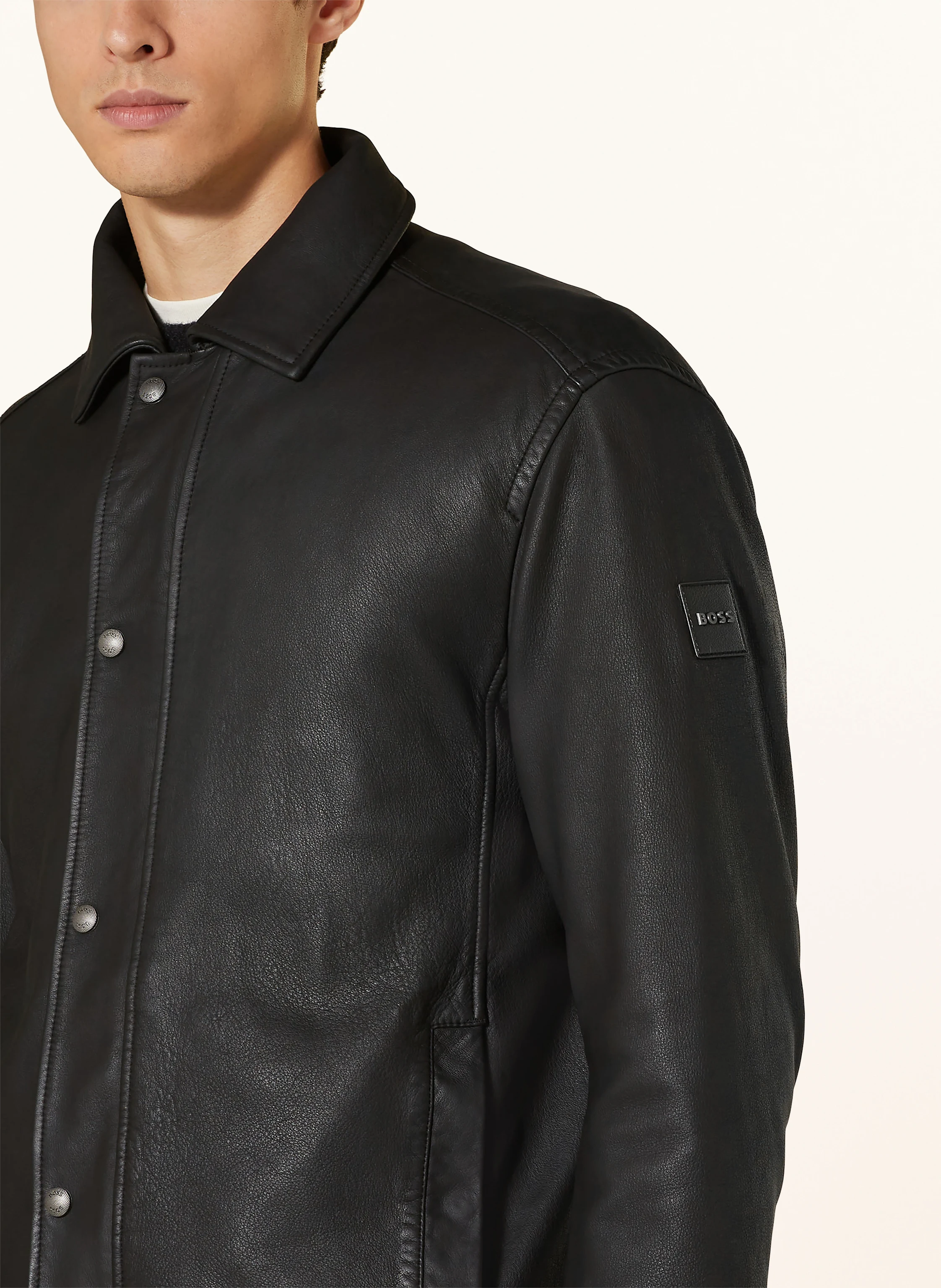BOSS Lederjacke JERICHO