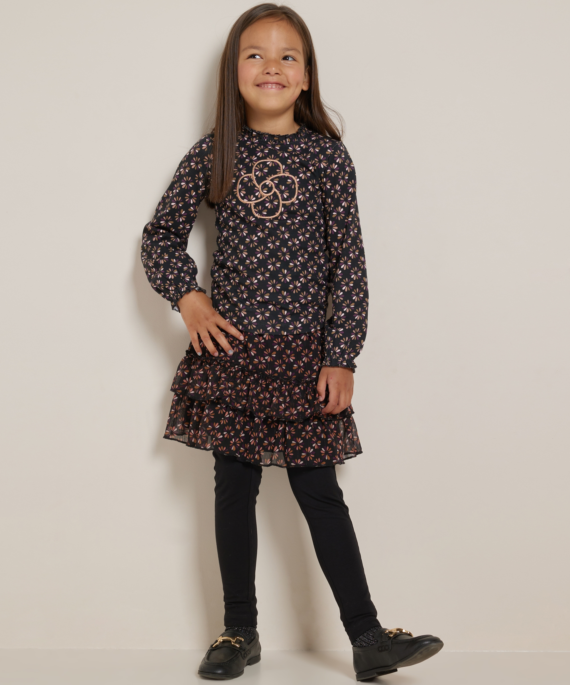 ruche rok chiffon