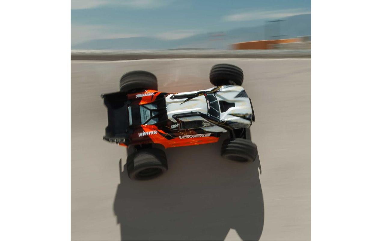 Stadium Truck Vorteks Mega 550 2WD 1:10, RTR, Orange<br>2WD Stadium Truck als RTR Komplettset