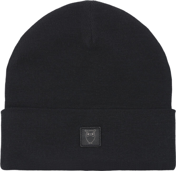Knowledge Cotton Apparel Double layer fine merino wool beanie - RWS 1300