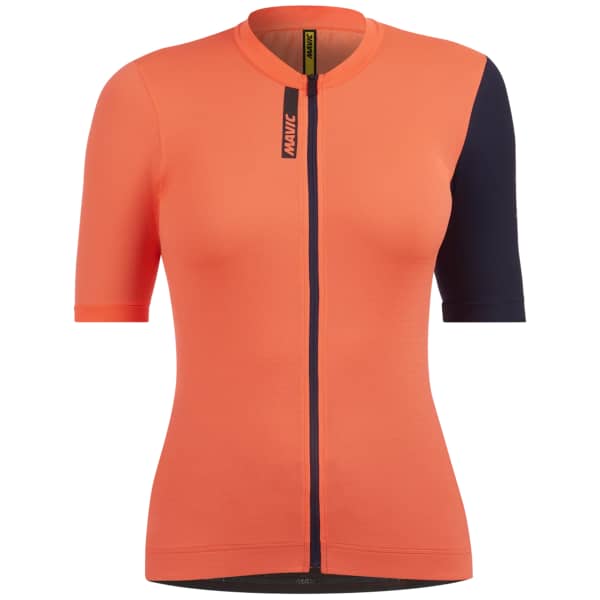 Maillot vélo MAVIC ESSENTIAL JERSEY W CORAL DEEP BLUE