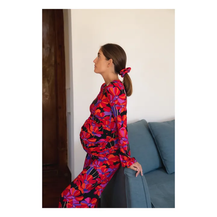 Paloma Collection Top de Grossesse Mona Flower | Rouge