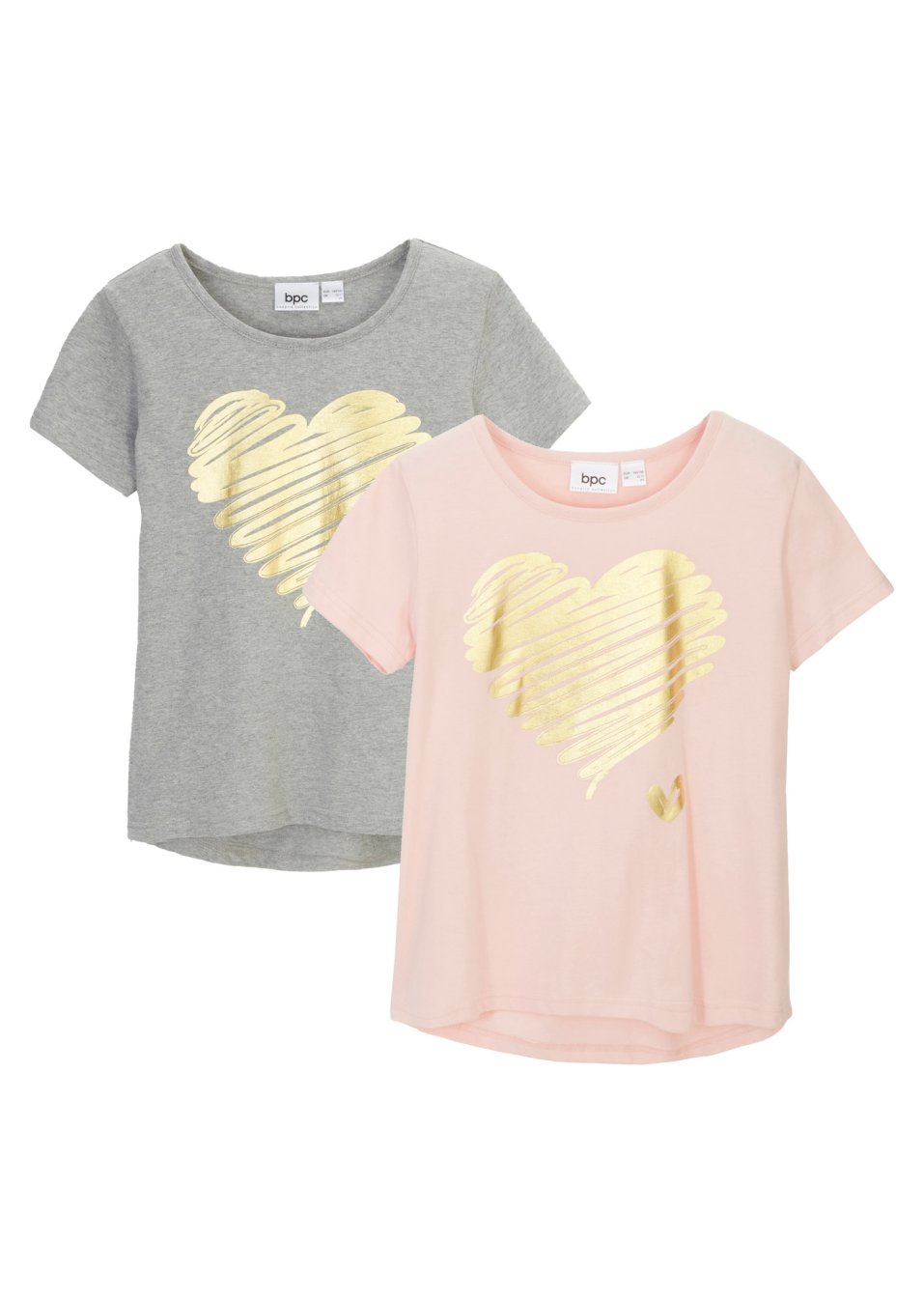 Lot de 2 T-shirts fille