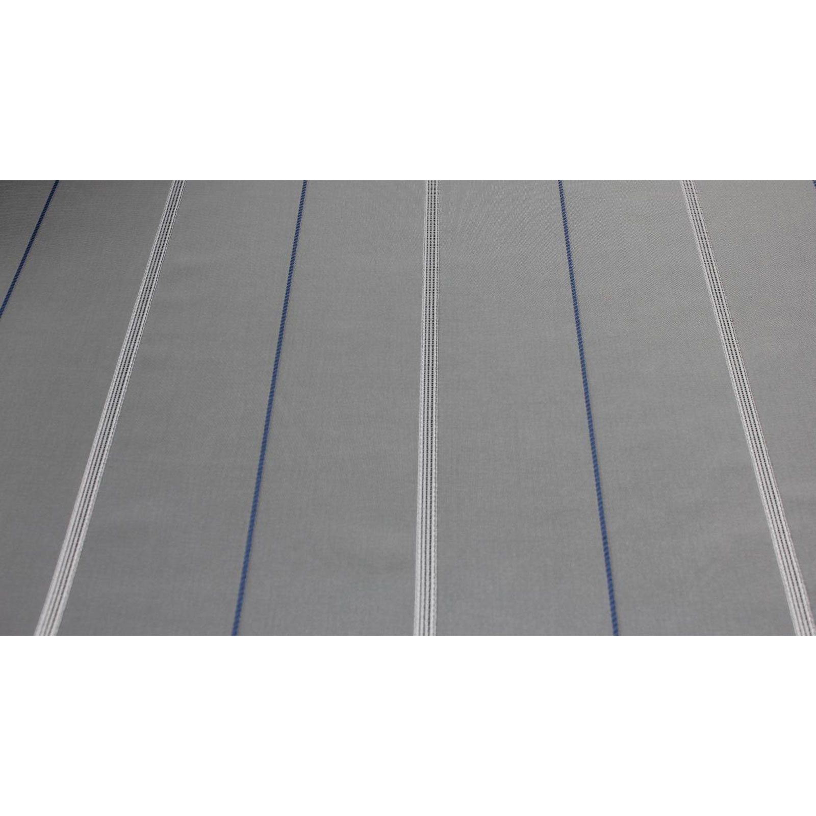 Vorhang - transparent-blau - Streifen - 300x125 cm