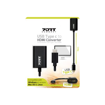PORT Connect - convertisseur USB-C (M) vers HDMI (F)