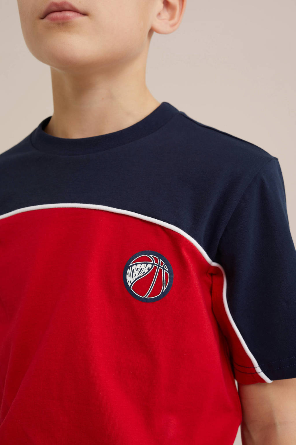 WE Fashion t-shirt donkerblauw