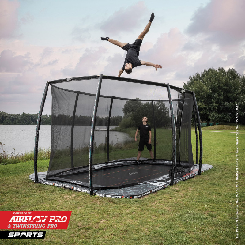 Ultim pro bouncer flatground 500 + safety net dlx xl