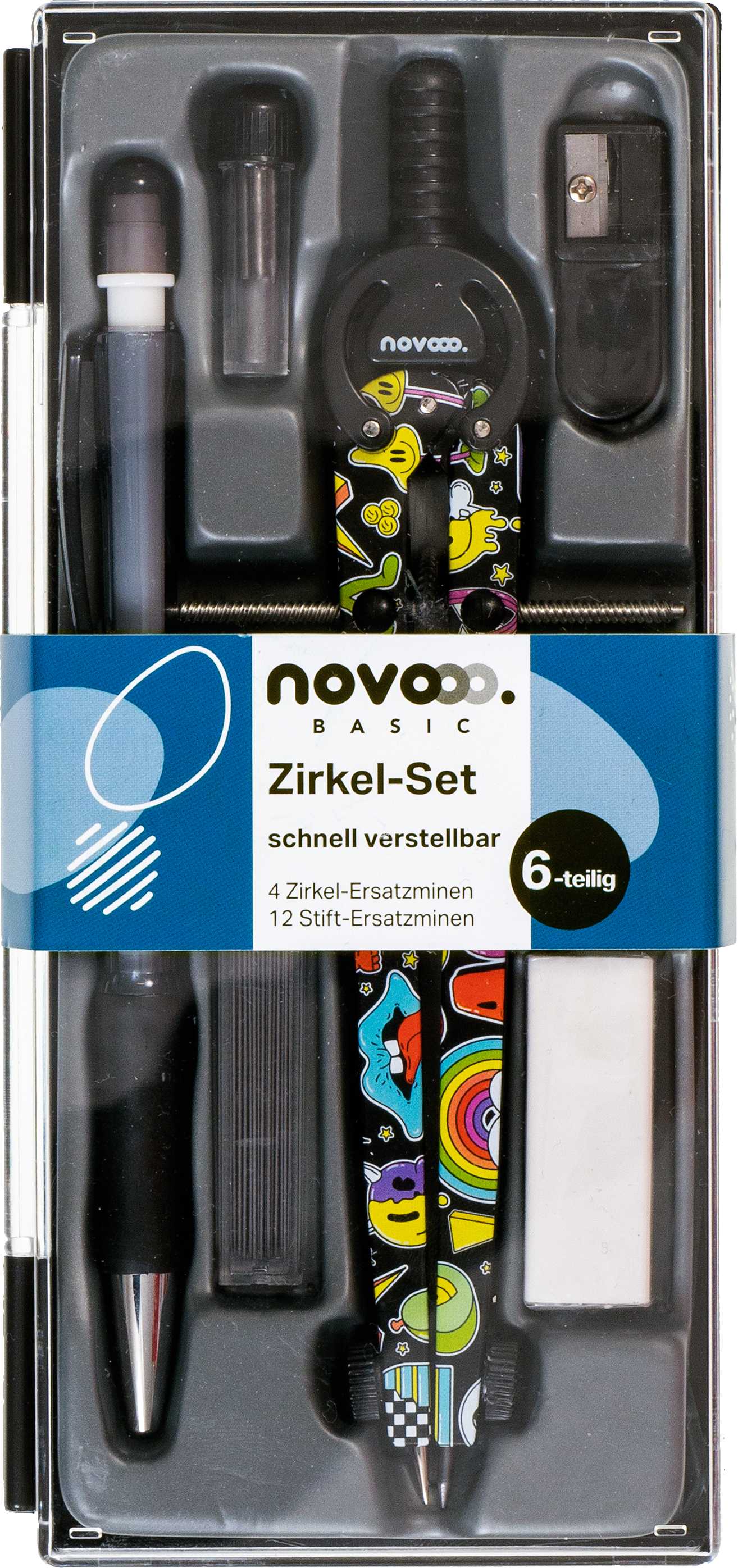 novooo Zirkel-Set 6tlg.