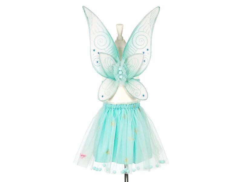 Souza Set Angelina Rock und Flügel Mint, 98-110 cm Kostüm für die Mädchen