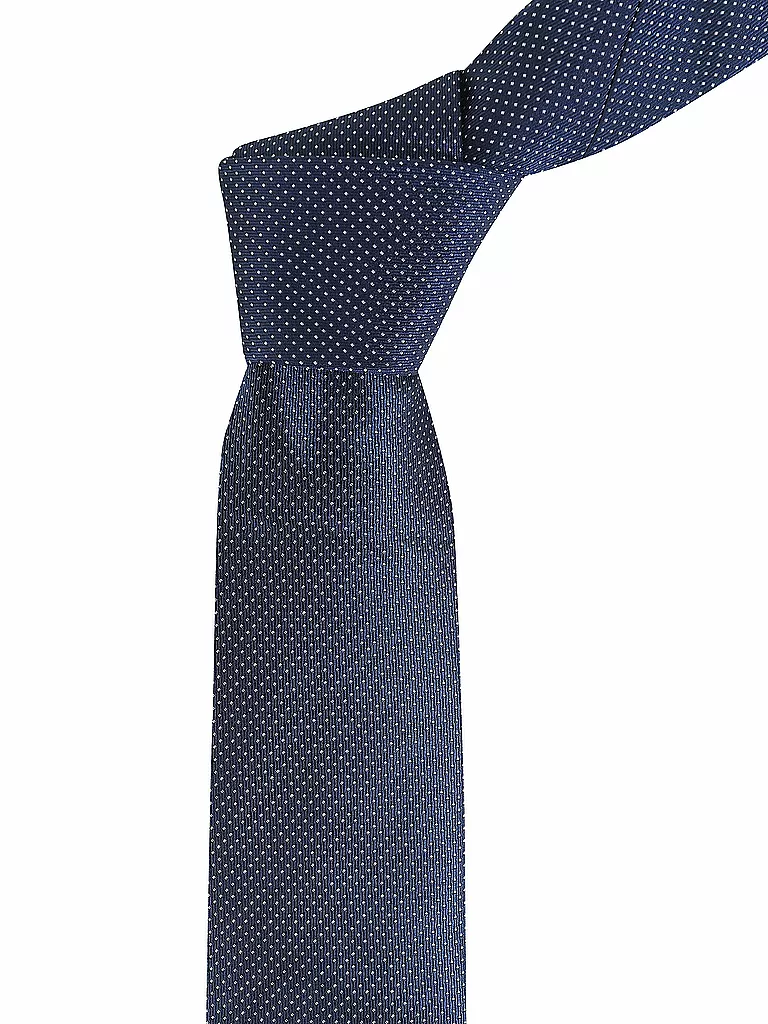 SEIDENFALTER Krawatte blau