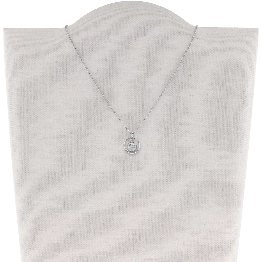 trendor Taufkette 925 Silber Taufring mit Lebensbaum silver