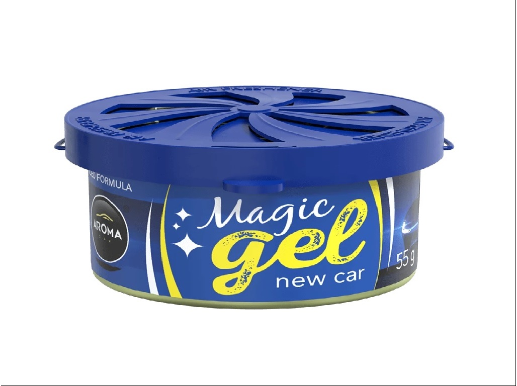 AMBIENTADOR AUTO AROMA CAR LATA GEL NEW CAR