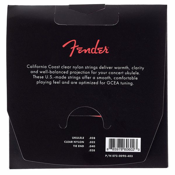 Fender 90C Concert Ukulele Strings