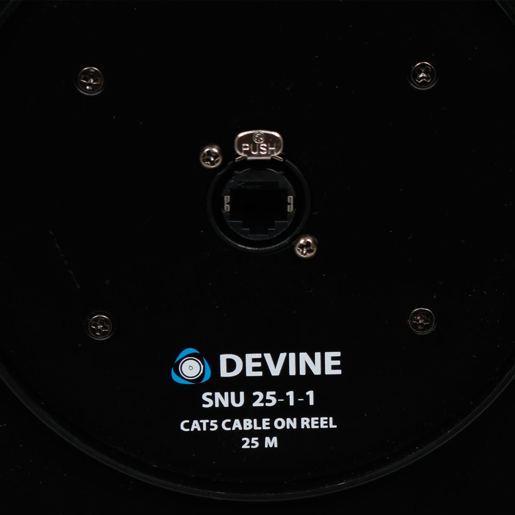 Devine SNU-25-1-1 CAT5 kabel met haspel 25 m