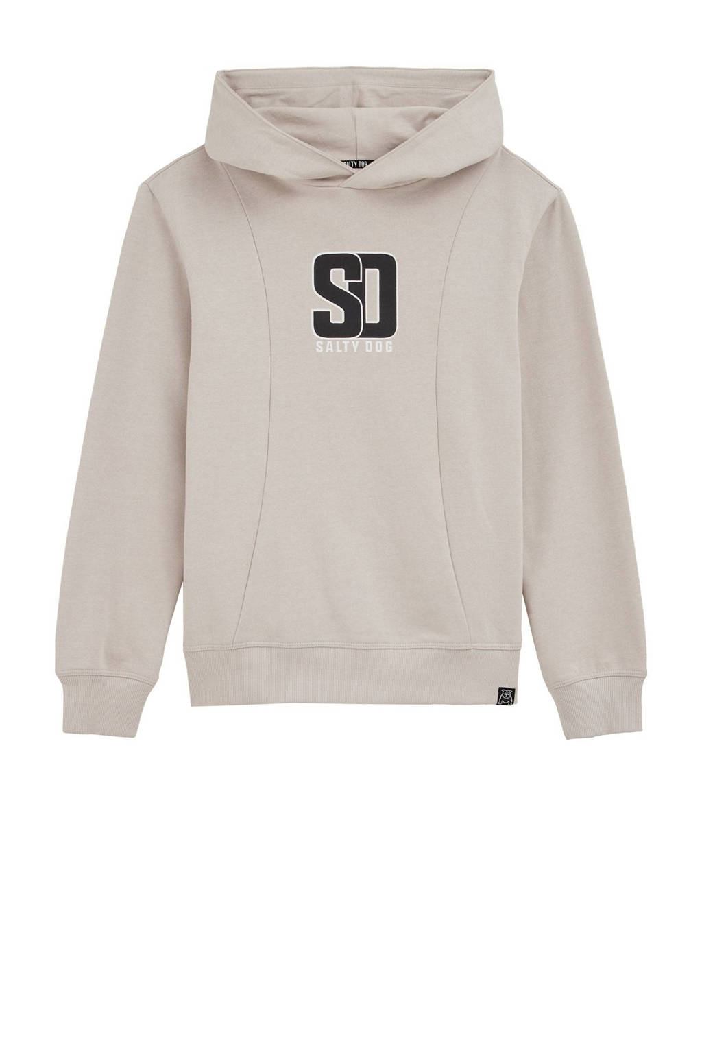 Salty Dog hoodie lichtgrijs