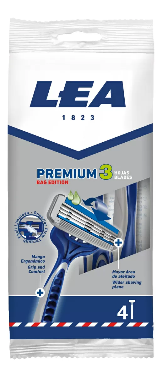 LEA Engangsskrabere Premium 3 Fleksibelt hoved - 4 stk.