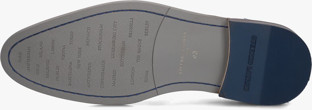 blauwe stefano lauran nette schoenen msh0010098