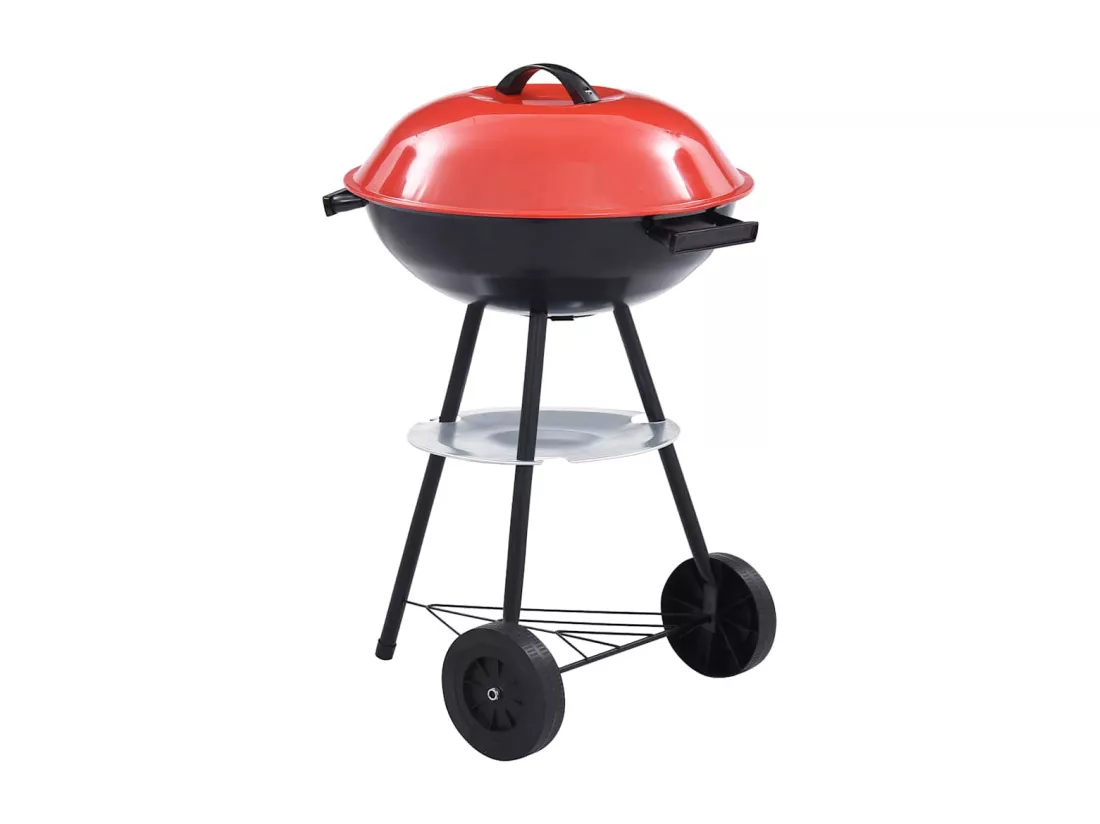 Barbecue portable XXL au charbon avec roues 44 cm