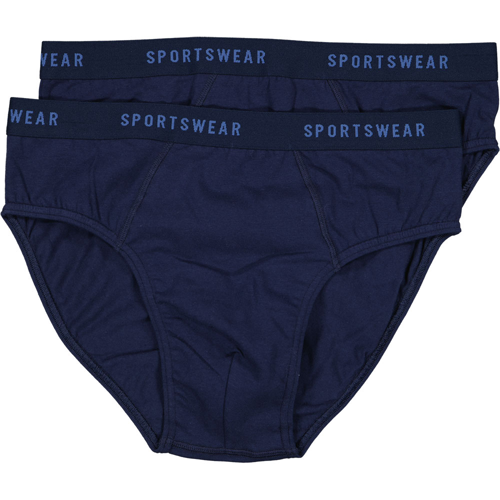 Sportswear Heren slip  2-Pack Navy kopen? Goed en goedkoop