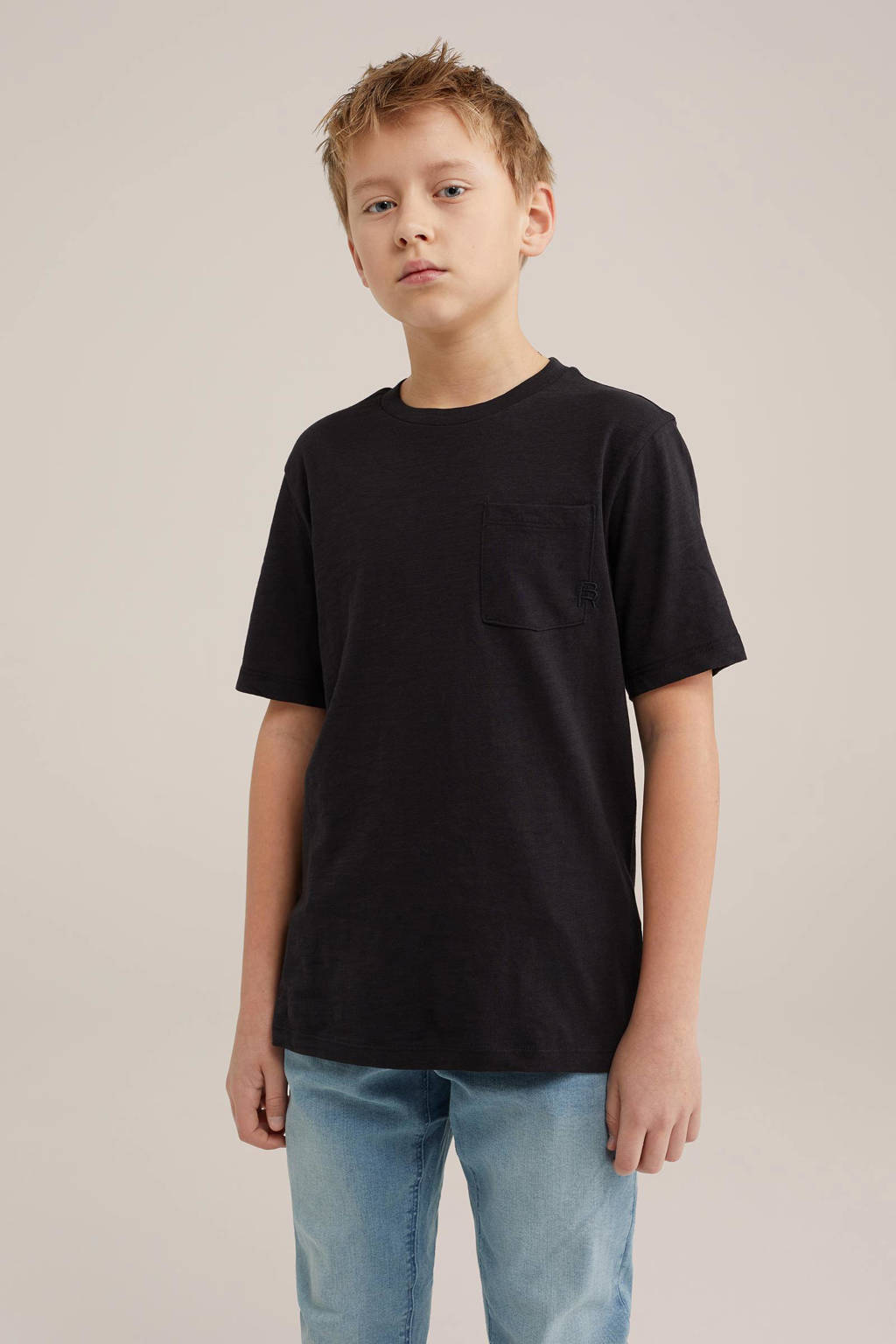 WE Fashion T-shirt zwart