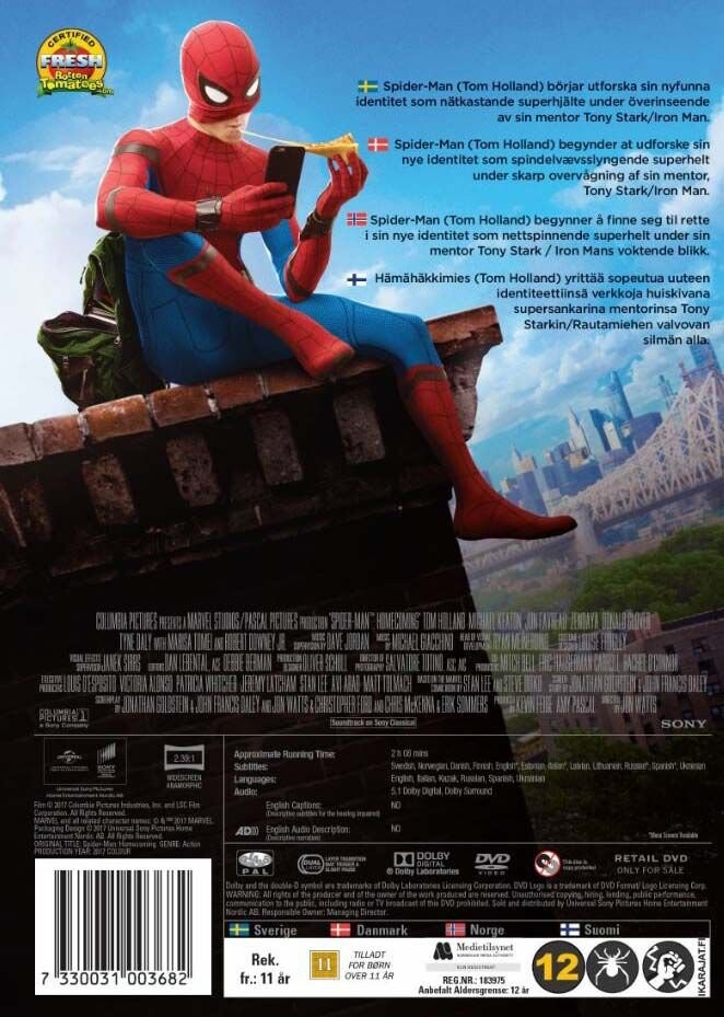 Spider-Man: Homecoming - DVD