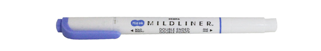 Marcador 2 Pontas Cool + Refined Azul Escuro Zebra