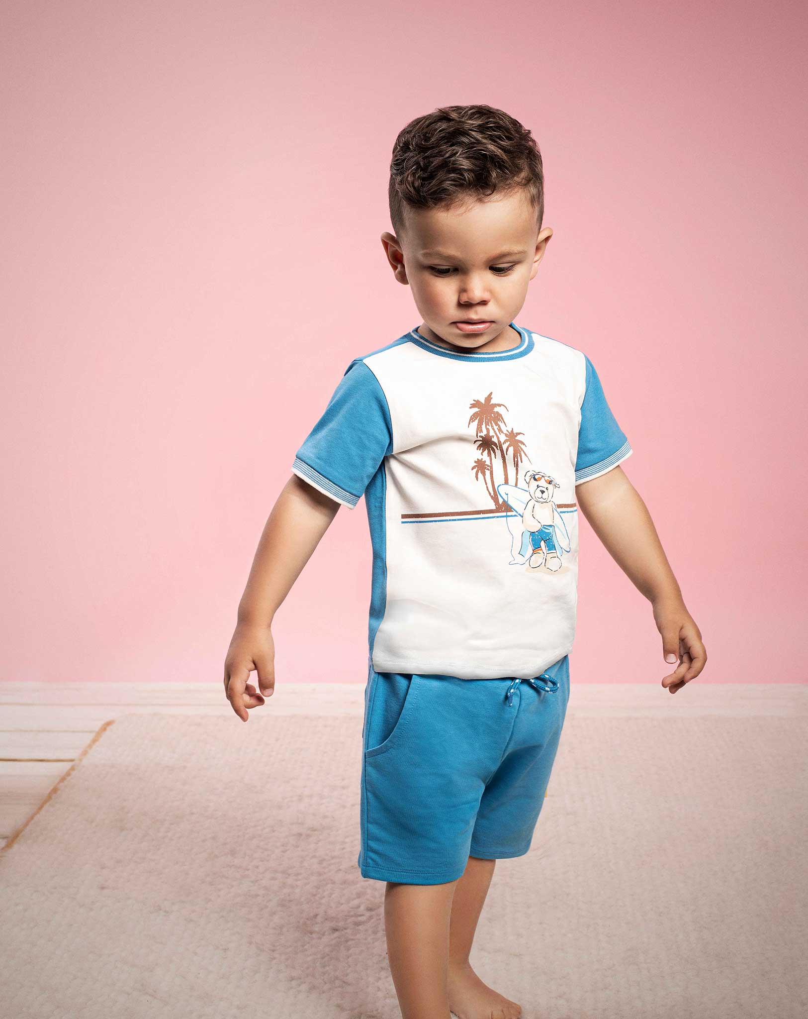 Shorts SURFING in mediterranian blue