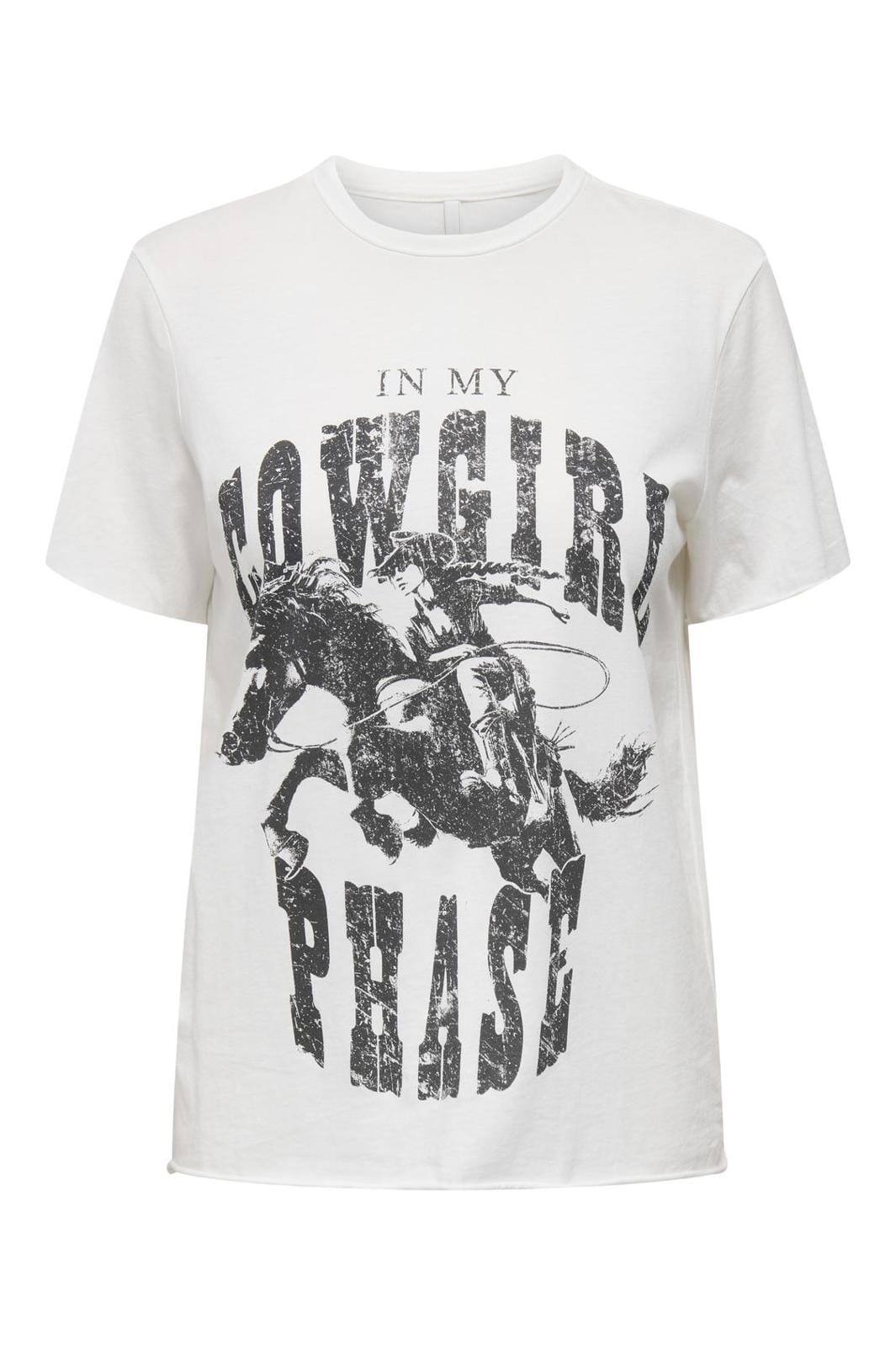 Only Onllucy Life Reg S/S Top Box 4808071 cloud dancer cowgirl