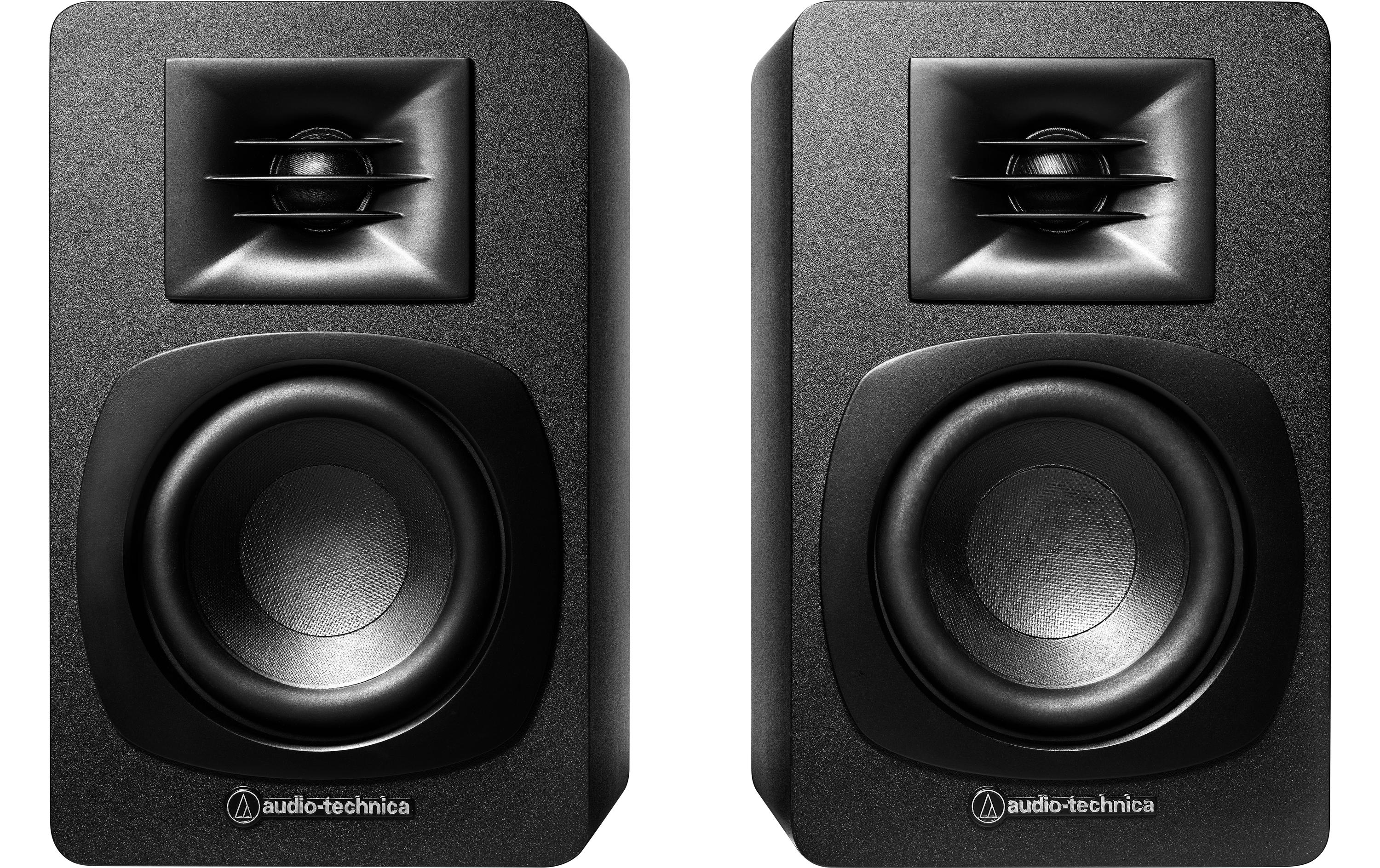 Regallautsprecher Paar AT-SP3X Schwarz<br>Aktive Kompaktlautsprecher