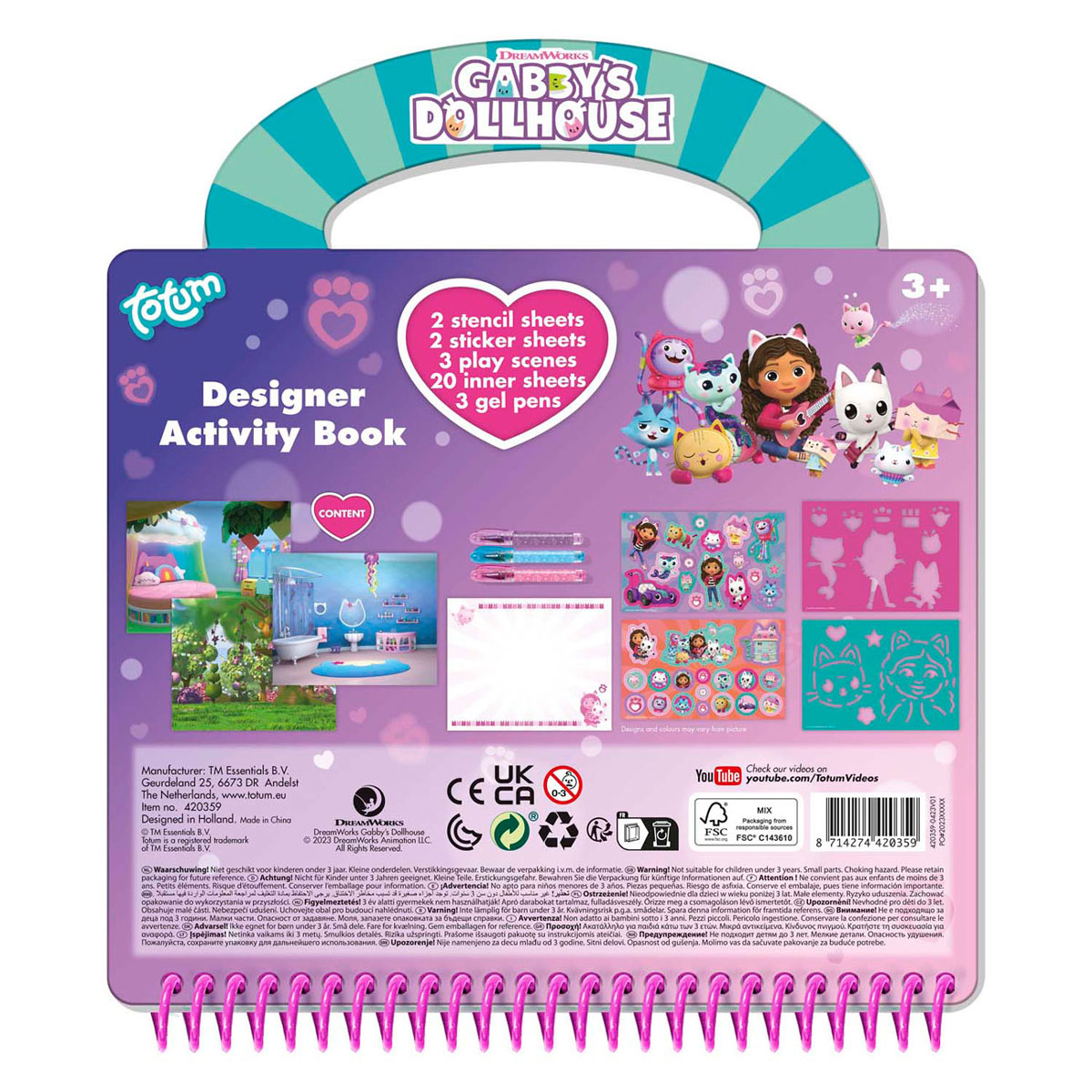 Gabby's Popenhuis - Designer Activiteitenboek