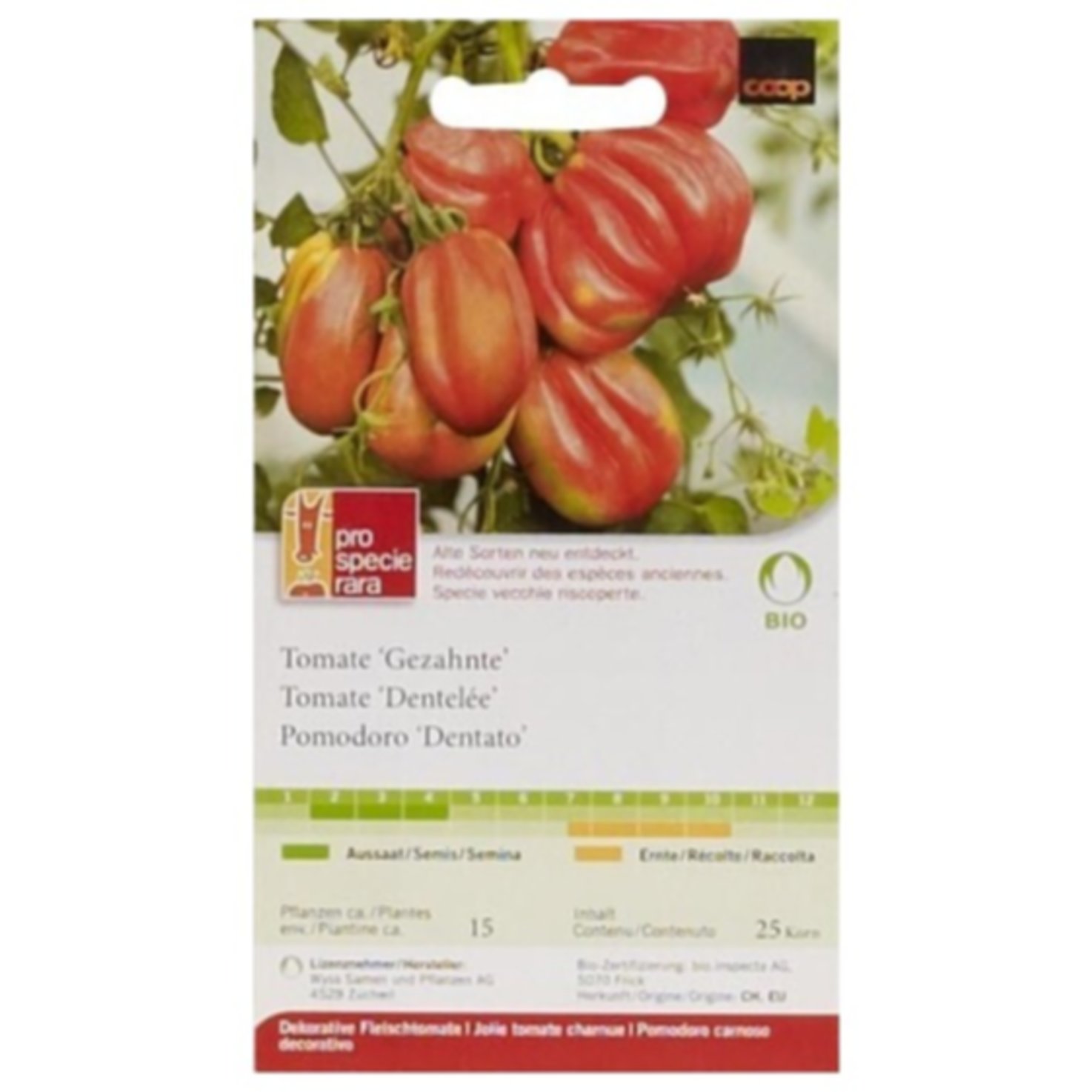 ProSpecieRara Bio Tomate Gezahnte