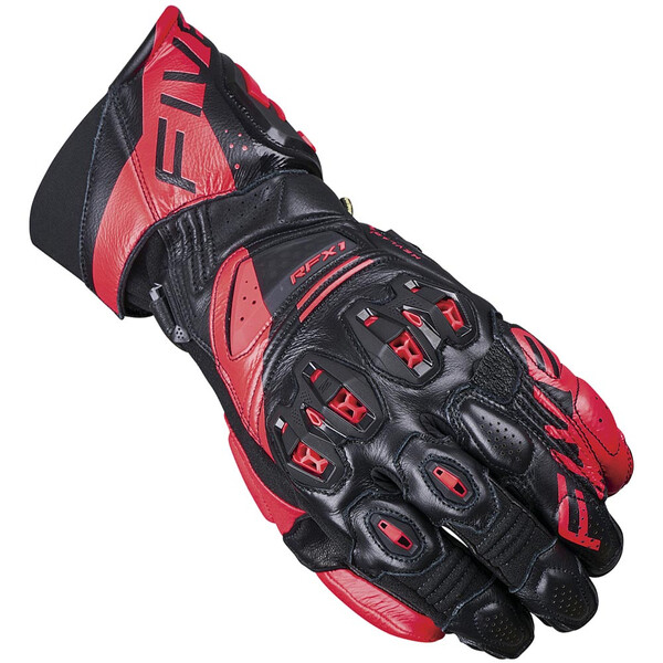 Five - Gants RFX1 Evo Noir / Rouge fluo