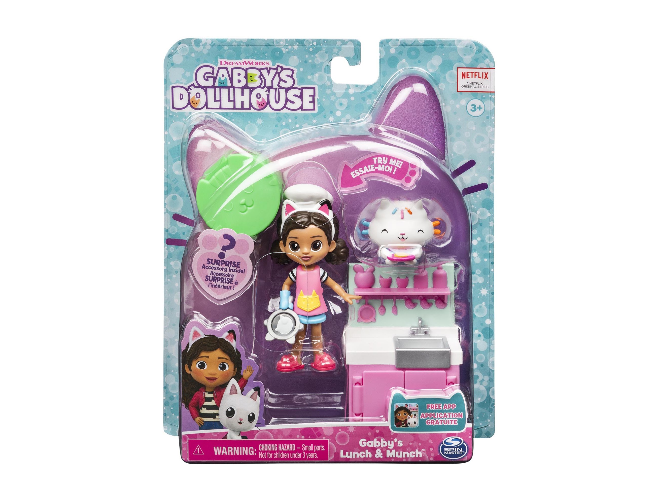 CONJUNTO DE FIGURAS COM ACESSÓRIOS GABBYS DOLLHOUSE MODELOS SORTIDOS