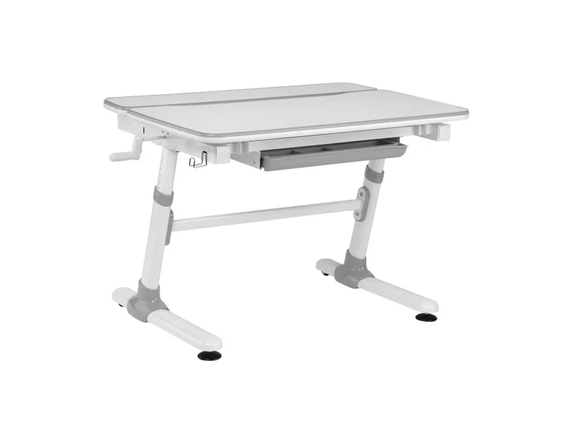 Ergo Office ergonomisk højdejusterbart børneskrivebord, grå, max 100 kg, ER-417 2cz